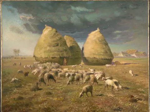 Autumn Haystacks jigsaw puzzle